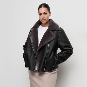 Mango Leather Jacket